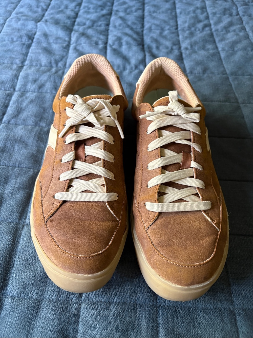 Dr Scholl’s Madison Lace Sneakers in Dark Honey Size 8.5
